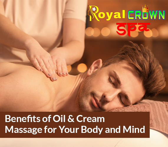 oil and cream massage
